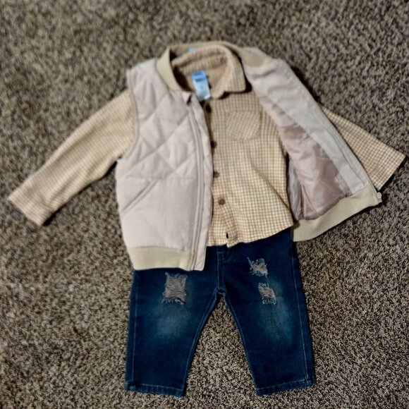 Vest, Shirt and Jeans - Toddler Set, size 3T - Picture 5 of 8